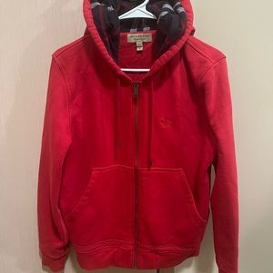 Burberry Zip Up Hoodie